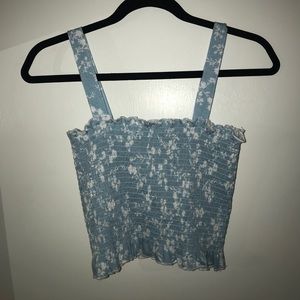 Blue pacsun crop top